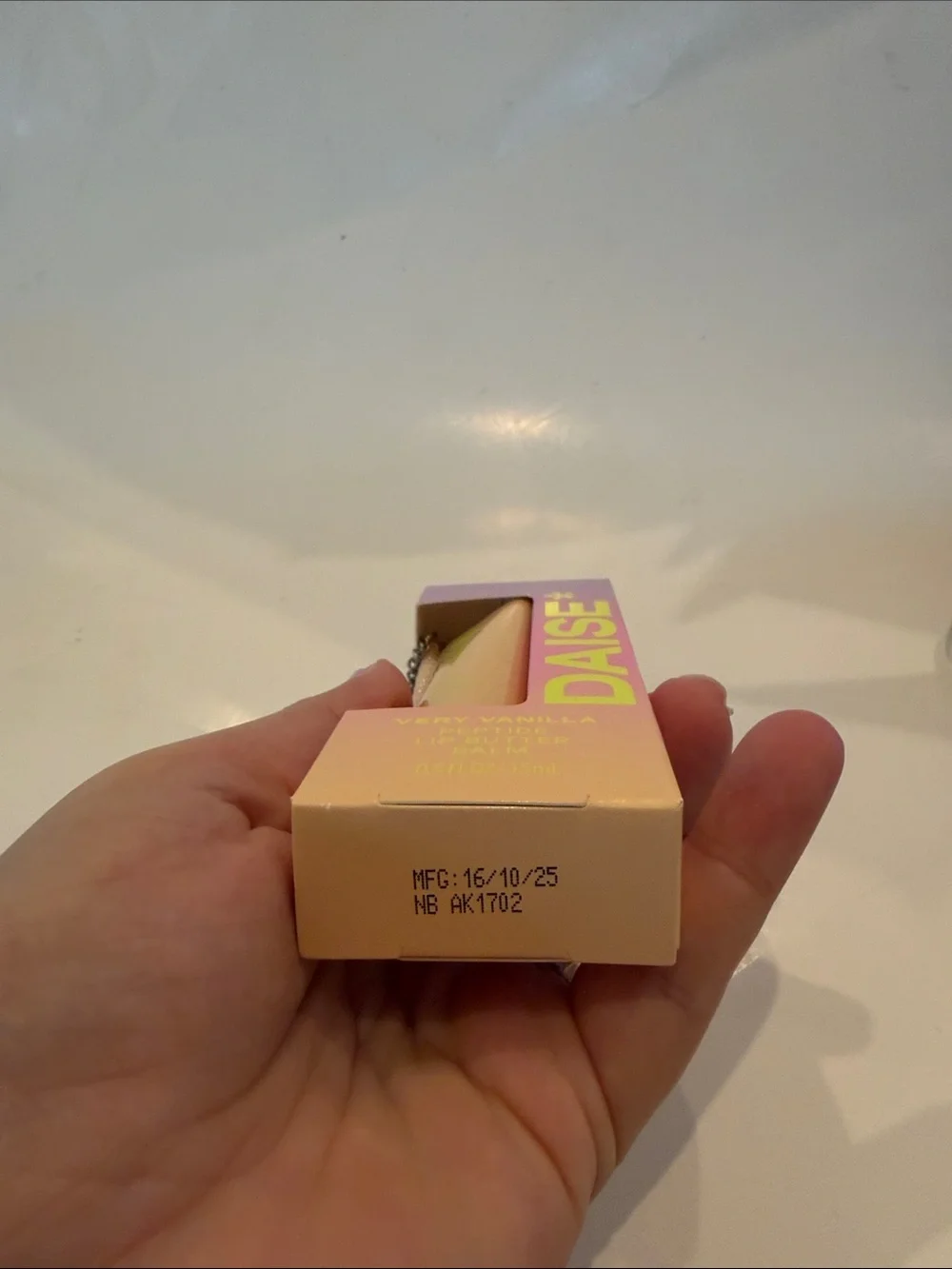 NET DAISE Very Vanilla Peptide Lip Butter Balm 0.5oz